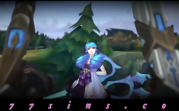 Relish in the Alluring Gwen from League of Legends Hentai Adventures