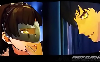 Akira and Makotos Sexcapades in Persona 5s Velvet Room! Luscious JAV Scene!