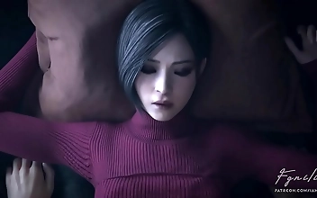 Ada Wong's Luscious Body in Resident Evil 4 Remake - A POV Cumshot Heaven