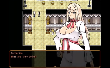 Unleash Your Lust with Bitch Princess Catherines Manhunt: Hentai Game PornPlay Ep2 with Princess Caught Naked by the Old Pervert Count