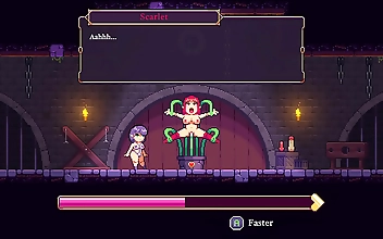 JAV MILF Scarlett Maidens All-Night Sex Fest in Hentai Game