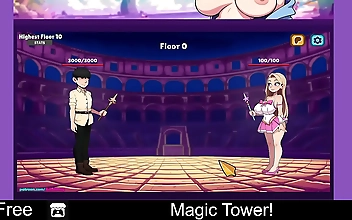 Revel in the Sensual Spell of the Luscious Enchantress at the Top of the Magic Tower! Exclusive JAV Scene!