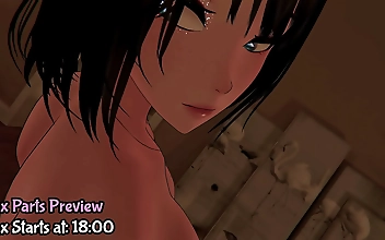 JAV MILF Roommate Gives ASMR Erotic RP with Ear Licks, Kissing, & Fucking