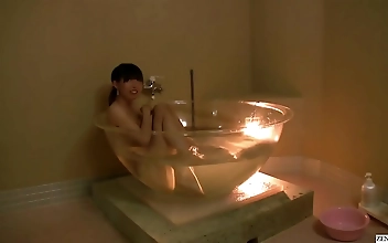 Enjoy a Steamy JAV Boat Ride with a Luscious Enchantress Bathing in a Weird Bathtub