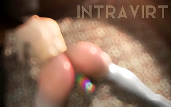 Korean Hottie Dripping Wet with a Massive Dick in 3D Hentai Animation