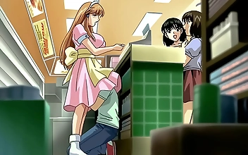 Try Not to Get Aroused as Young Step Bro Touches His Step Sis in Public Hentai Subtitled