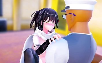 Japanese beauties getting fucked in the ass by American soldiers during World War II - Kantai Collection Sendai mmd sex creampie kaotaro12